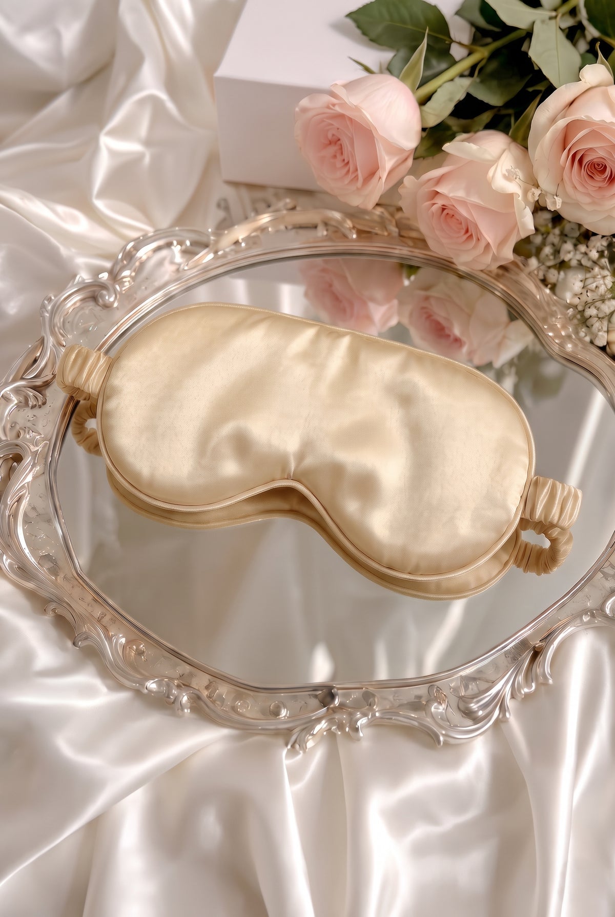 Luxe Satin Sleep Mask - Champagne