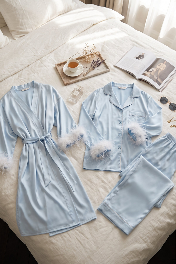 The Bridal Getting Ready Set 1 - Baby Blue