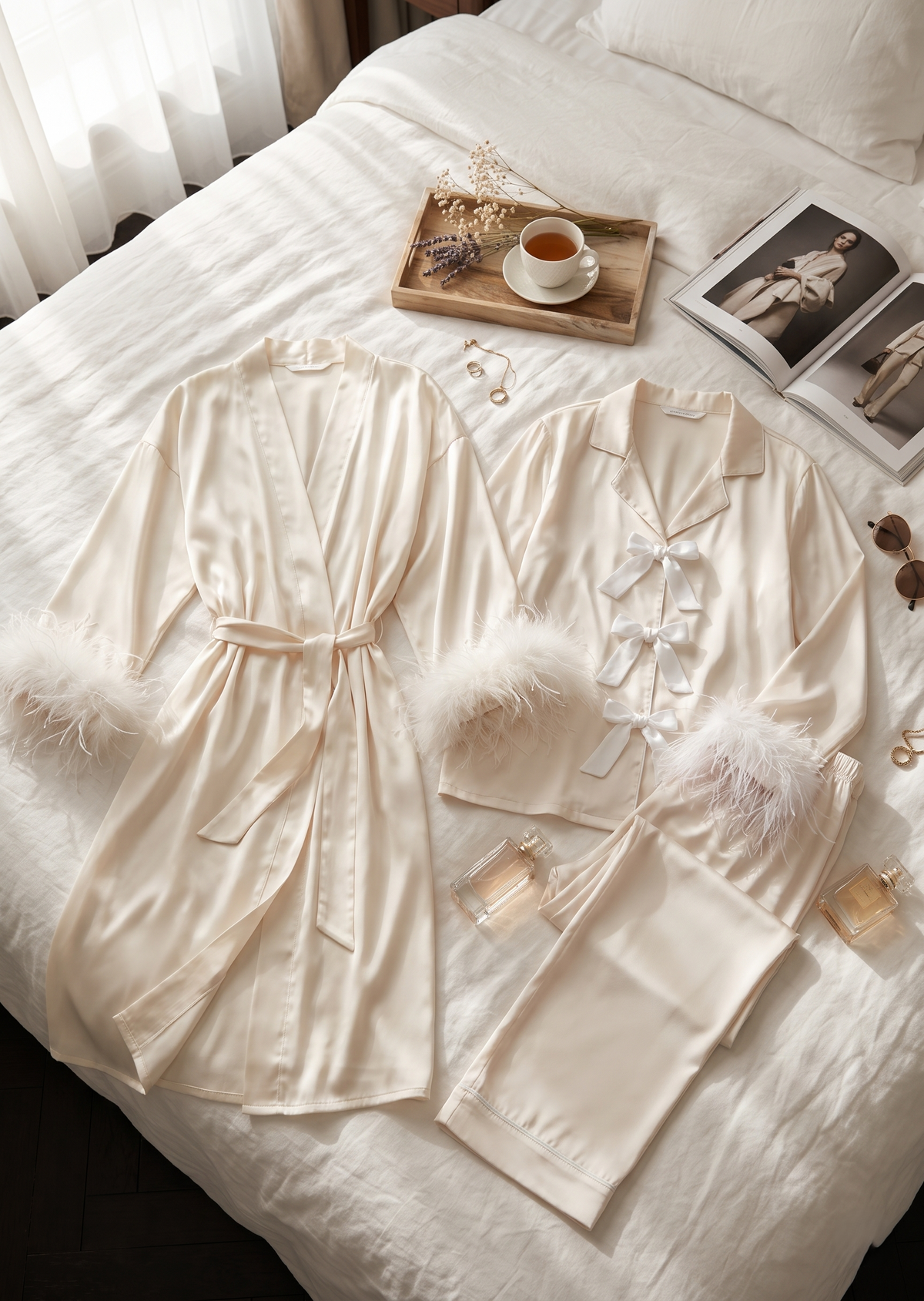 The Bridal Getting Ready Set 2 - Ivory