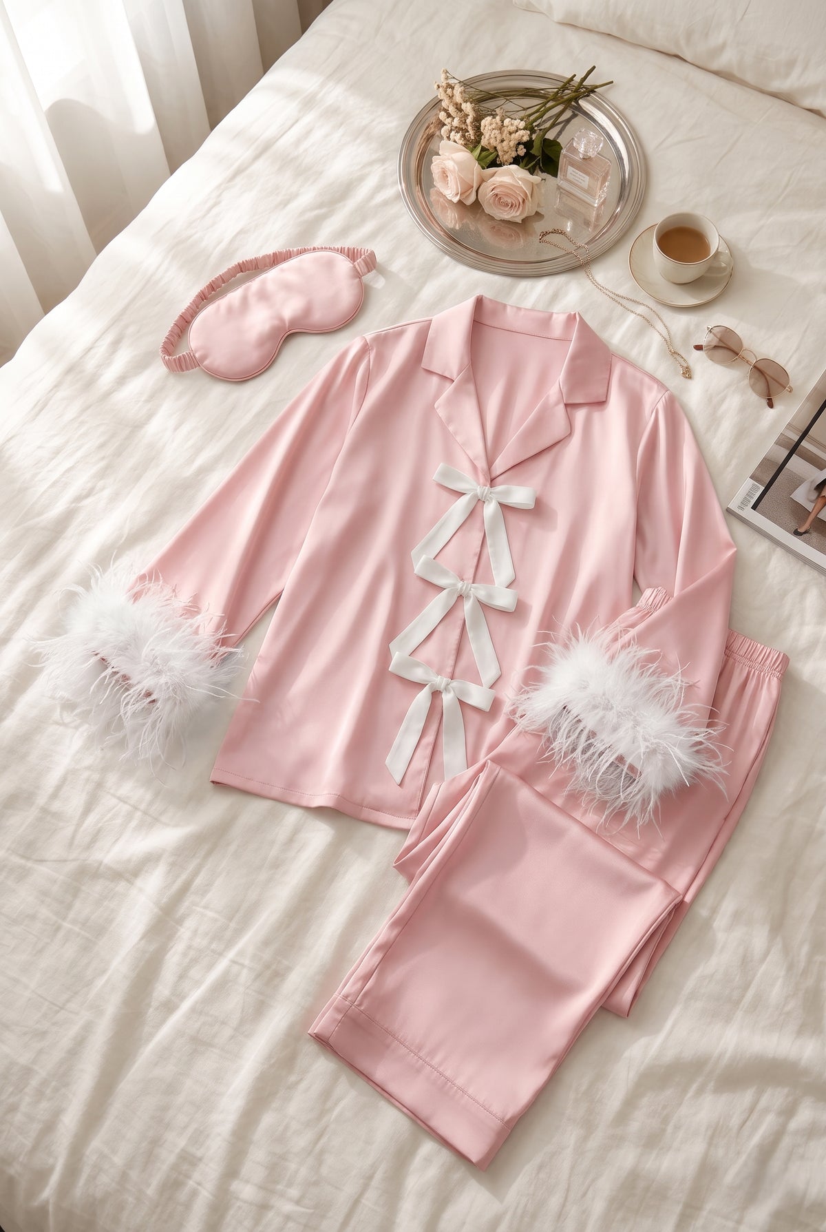 The Bridal Sleep Set 2 - Blush Pink