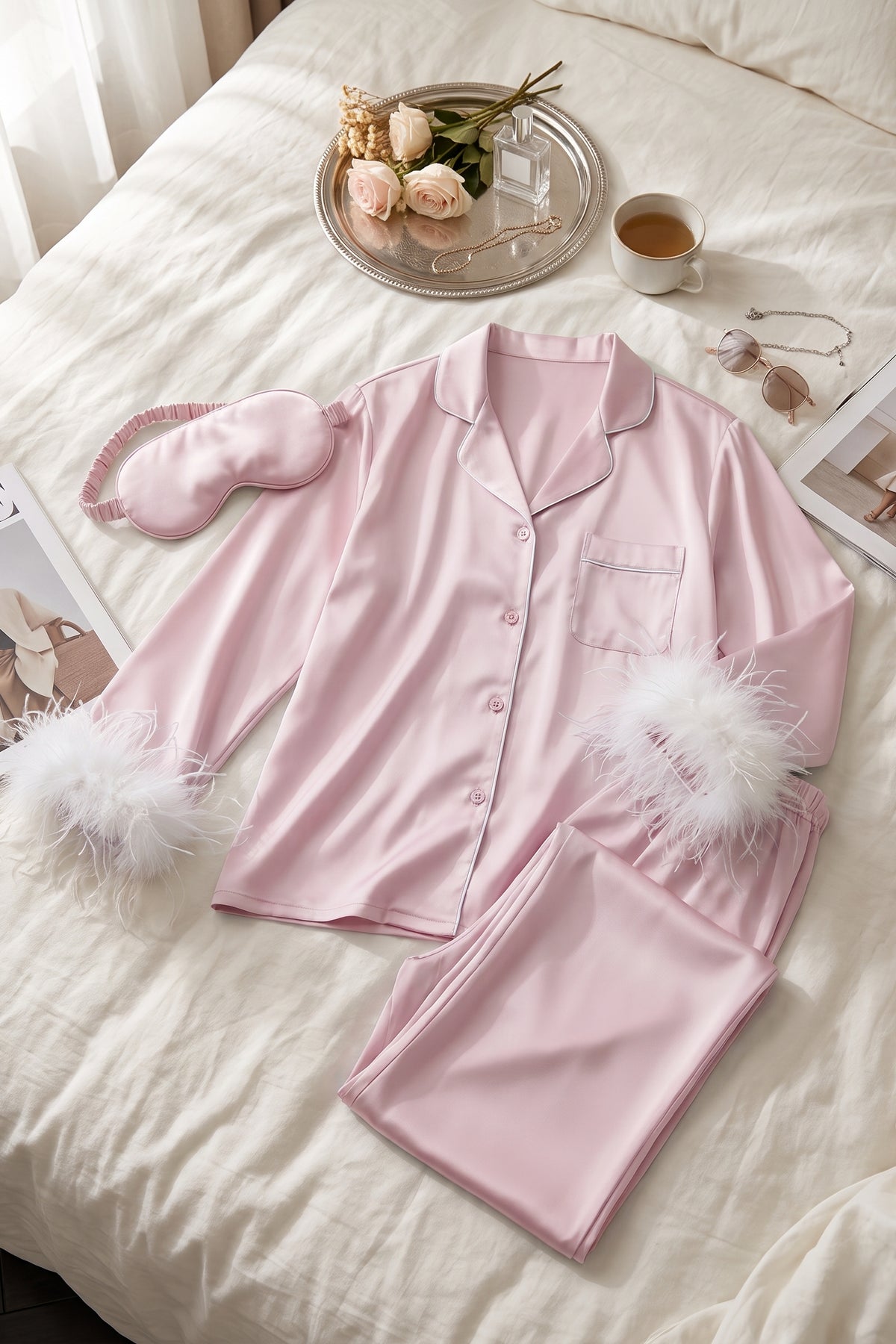 The Bridal Sleep Set 1 - Blush Pink