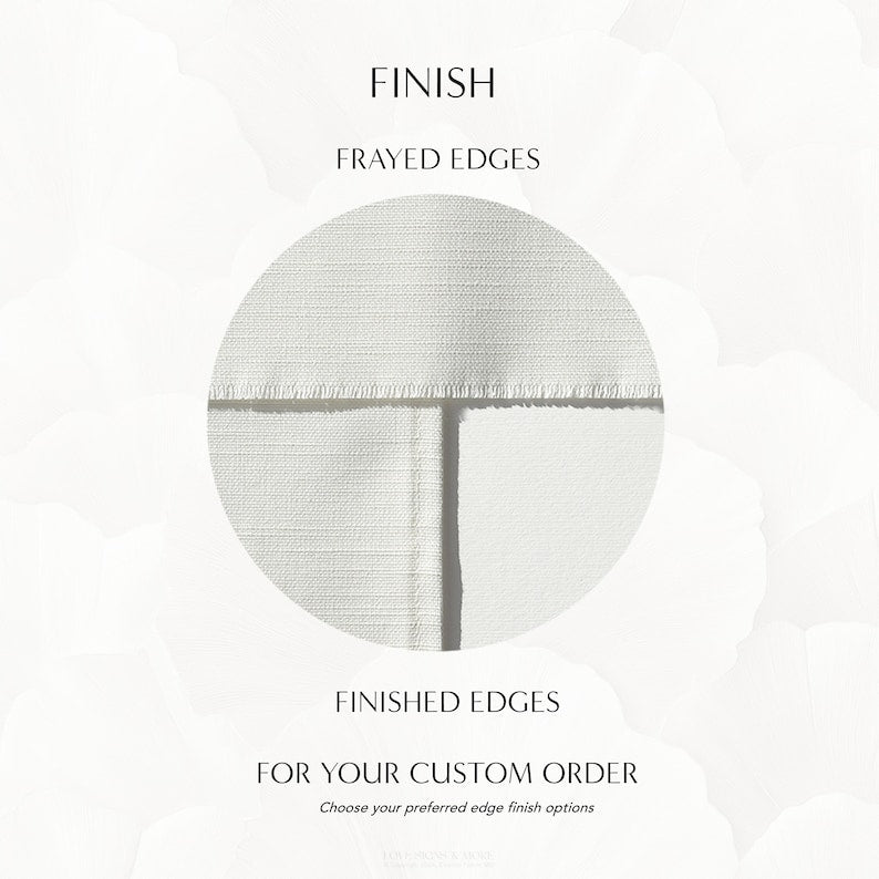 Personalized Linen Wedding Bar Menu Banner, Custom Linen Bar, Wedding Menu Sign, Wedding Decorations